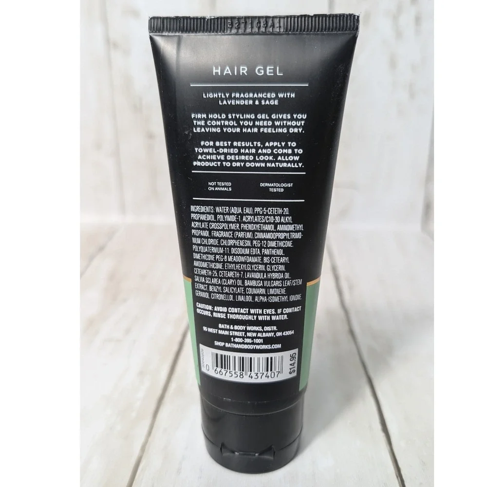 Bath & Body Works Hair Gel Mens 3.4oz‎ Bamboo Extract Vitamin B5 Discontinued